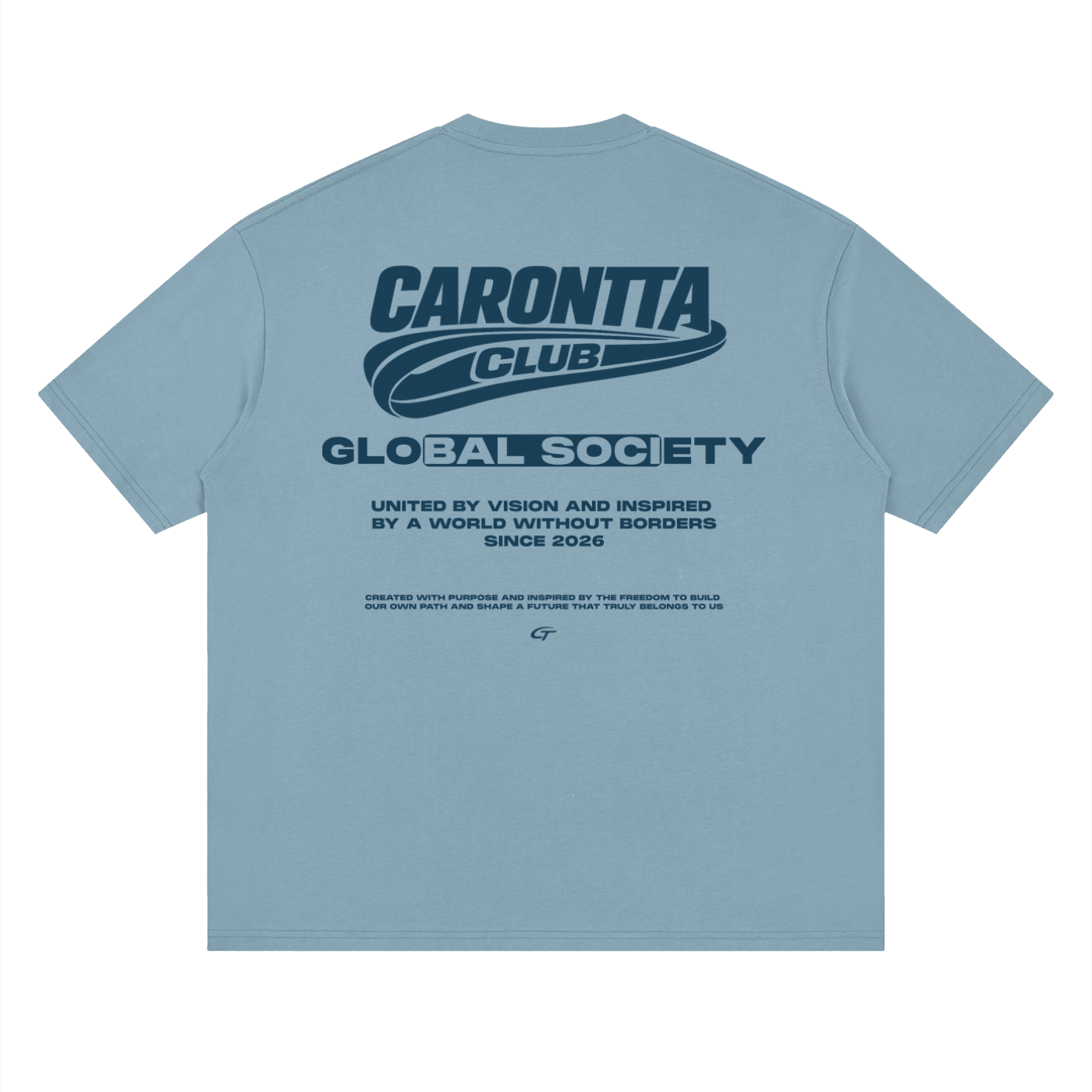 GLOBAL SOCIETY T-SHIRT RAIN WASHED