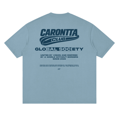 GLOBAL SOCIETY T-SHIRT RAIN WASHED