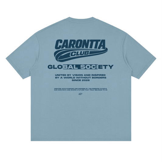 GLOBAL SOCIETY T-SHIRT RAIN WASHED