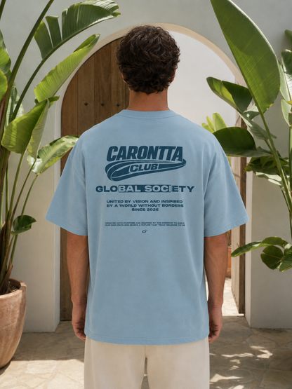 GLOBAL SOCIETY T-SHIRT BLUE