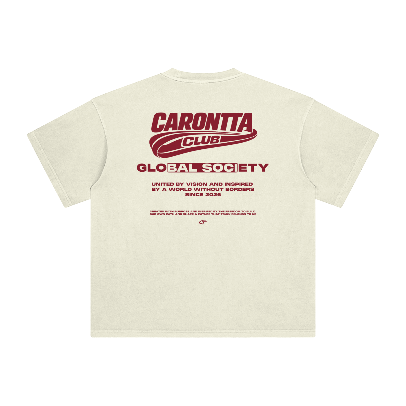 GLOBAL SOCIETY T-SHIRT BEIGE