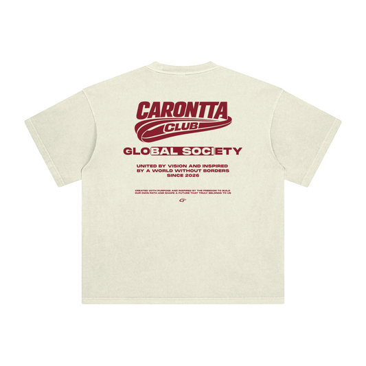 GLOBAL SOCIETY T-SHIRT BEIGE